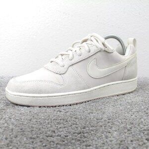 Nike Court Borough Low Premium Womens Size 8.5 Shoes Sail Light Orewood Brown